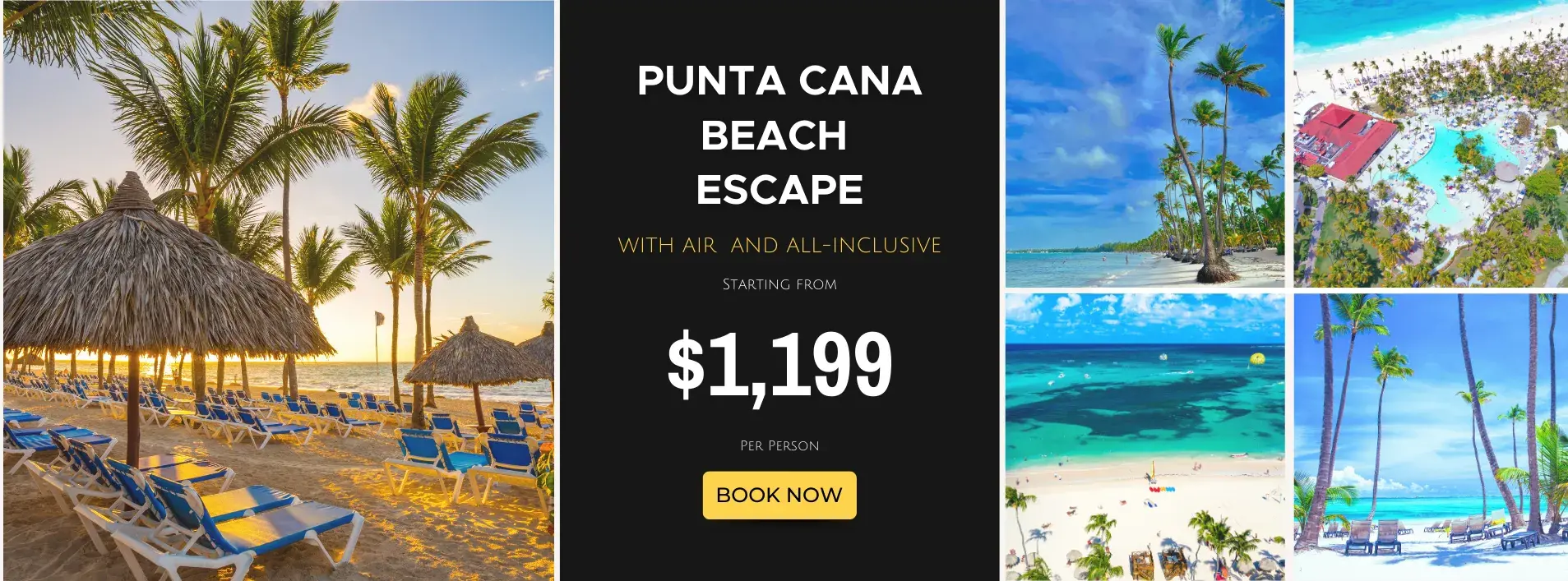 Punta Cana Beach Escape W/Air and All-Inclusive