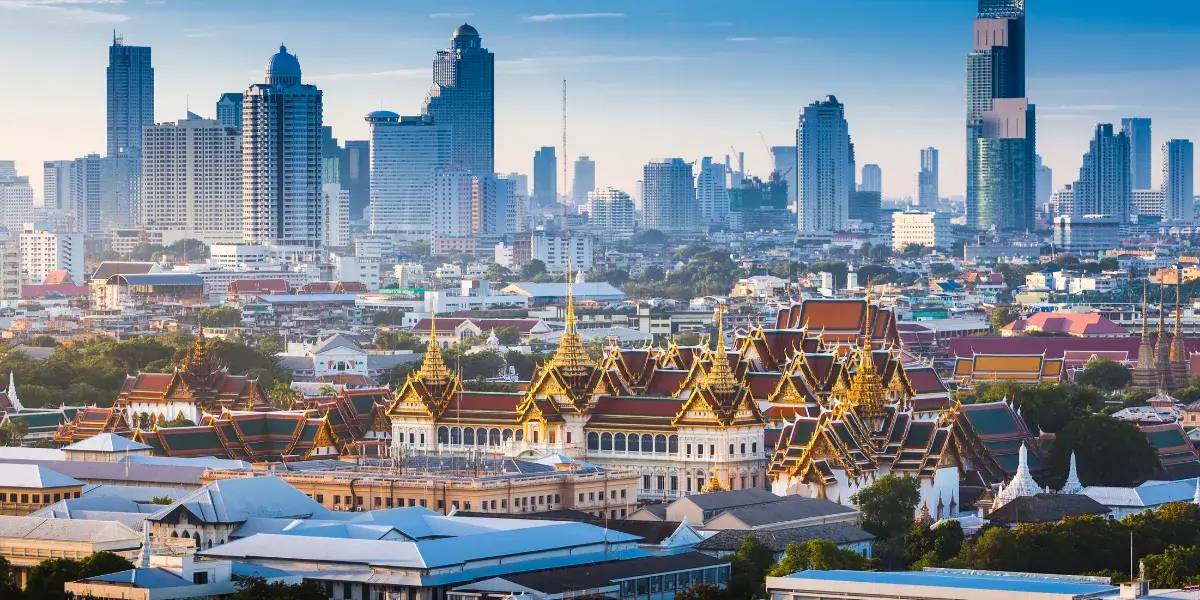 The Grand Palace View of Bangkok, Thailand