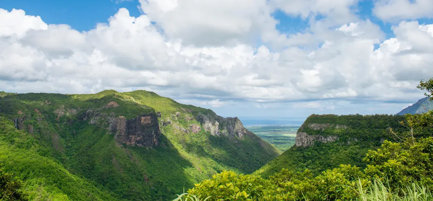 Scenic Landscape view of Bel Ombre, Mauritius