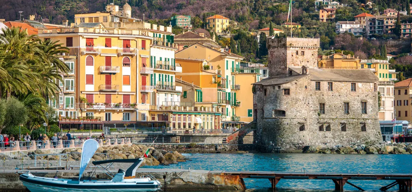Rapallo Castle view of Paris, France