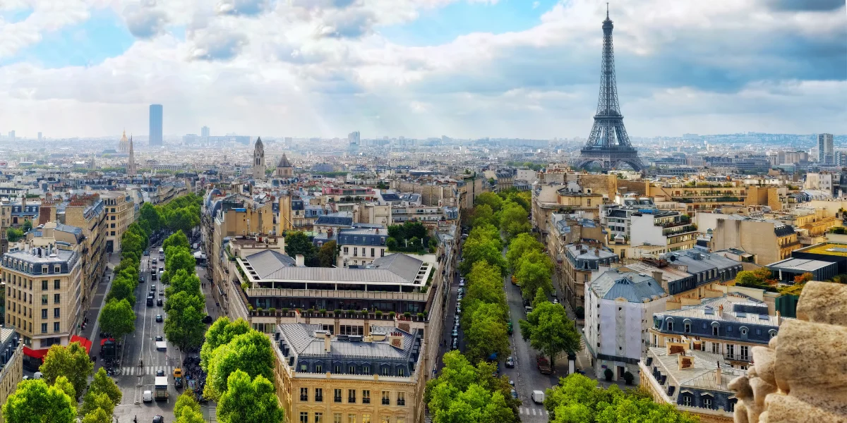 wrought-iron lattice tower View of Paris, France