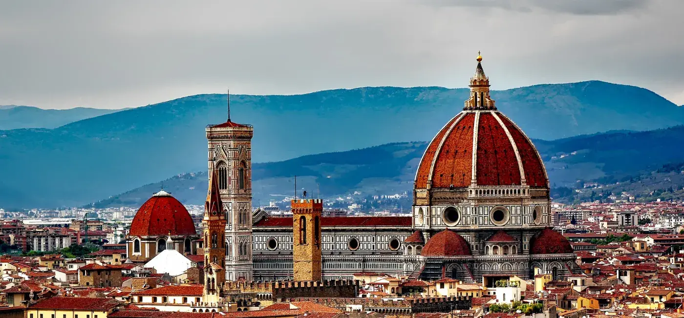 Cathedral of Santa Maria del Fiore view of Florence, Italy