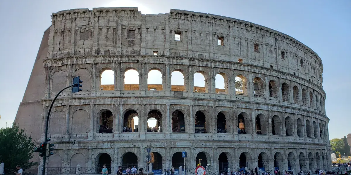 Colosseum View of Rome, Italy