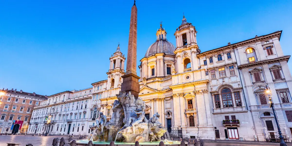Piazza Navona View of Rome, Italy