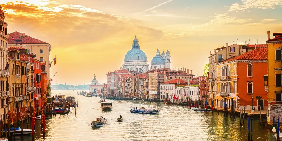 Grand Canal View of Rome, Italy