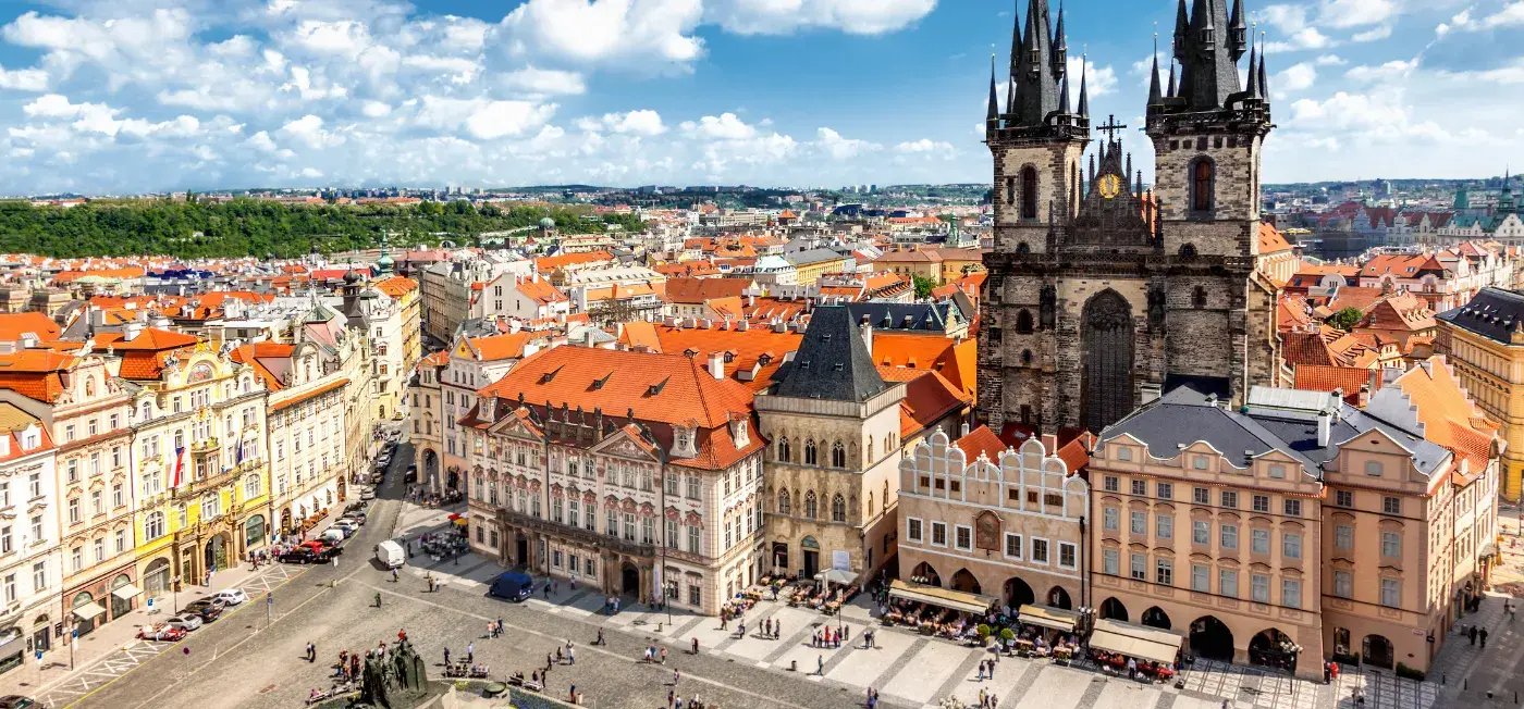 Prague Castle View of Berlin, Prague, Budapest