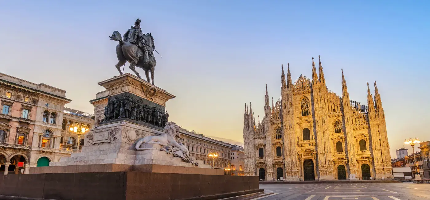 Duomo di Milano View of Rome, Italy