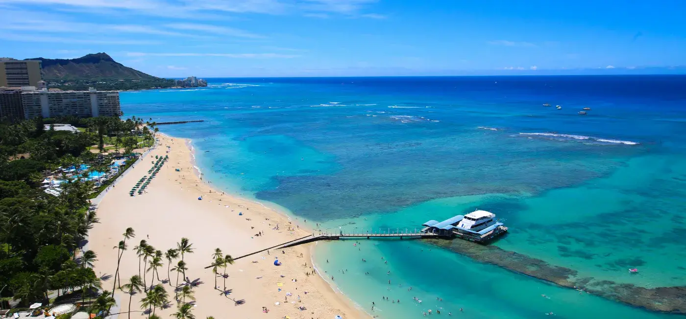 Honolulu, Hawaii View of Honolulu, USA