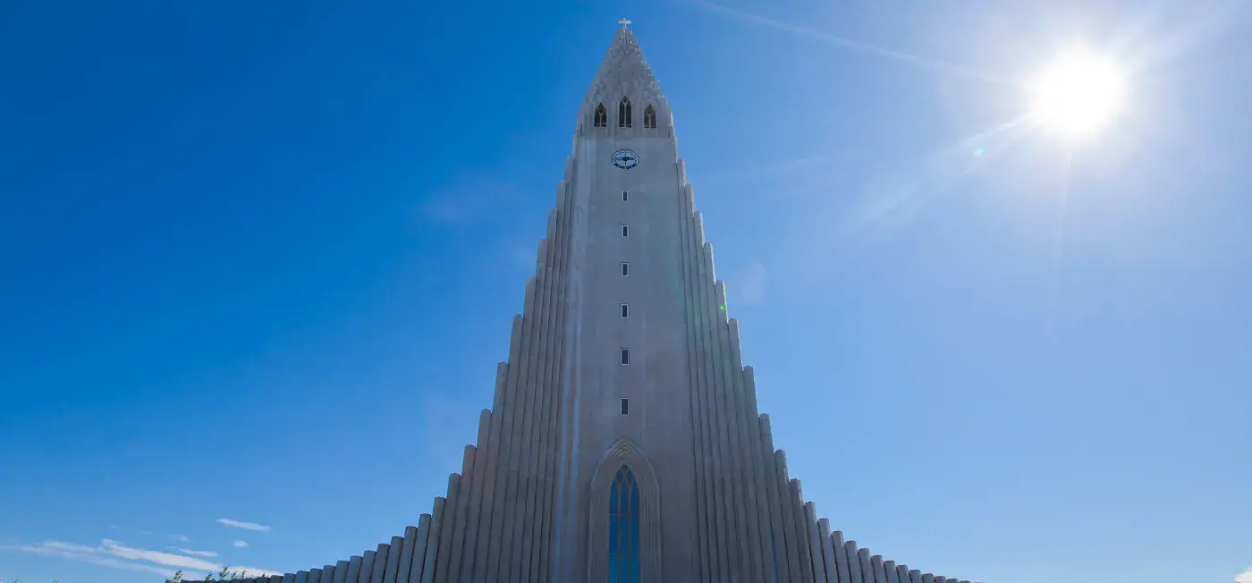 Hallgrimskirkja View of Reykjavík, Iceland