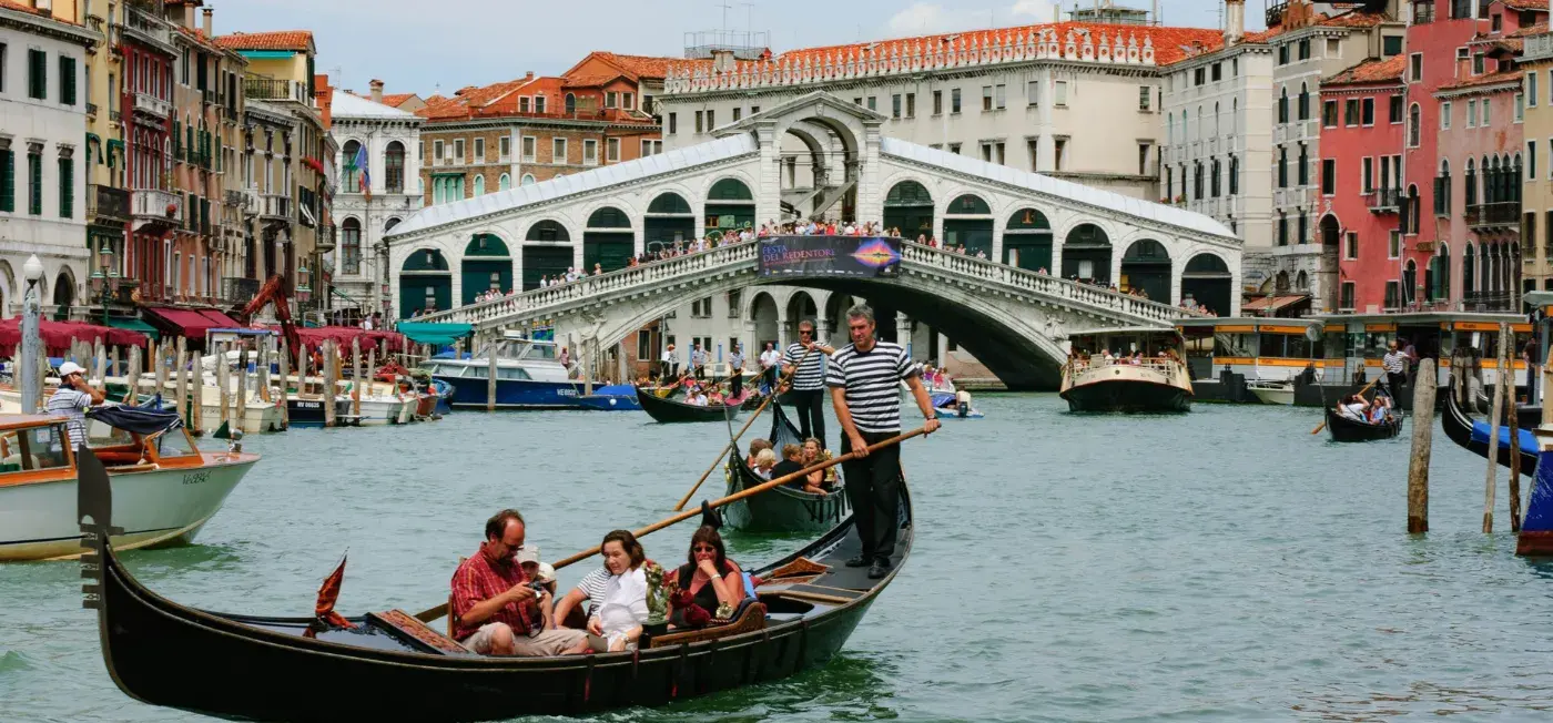 Grand Canal View of Milan, Italy