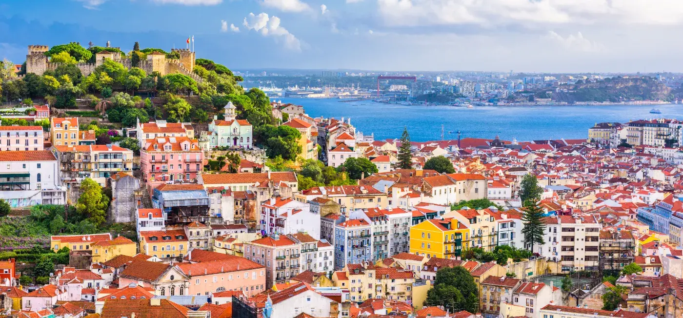 Miradouros View of Lisbon, Portugal