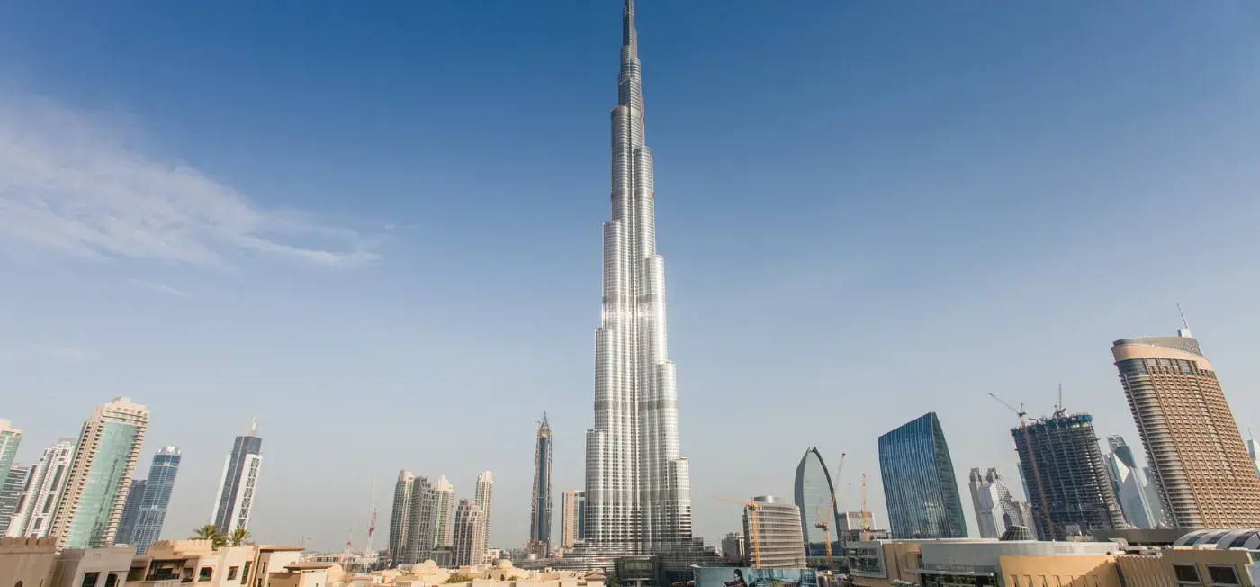 Burj Khalifa view of Dubai, United Arab Emirates