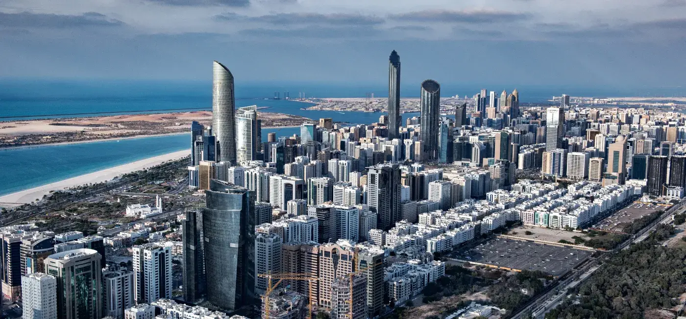 aerial view of Dubai, United Arab Emirates