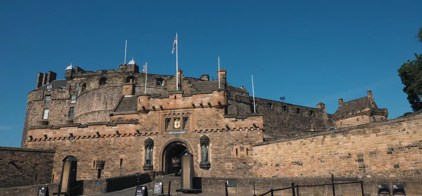 Edinburgh Castle view of London, United Kingdom