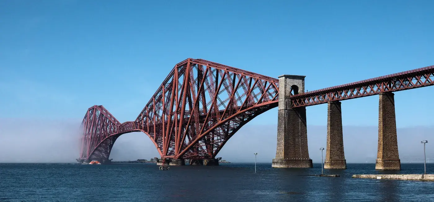 Forth Bridge view of London, United Kingdom