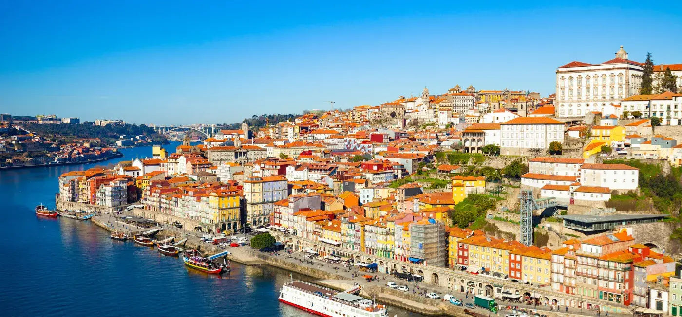 Douro River view of Madeira, Portugal