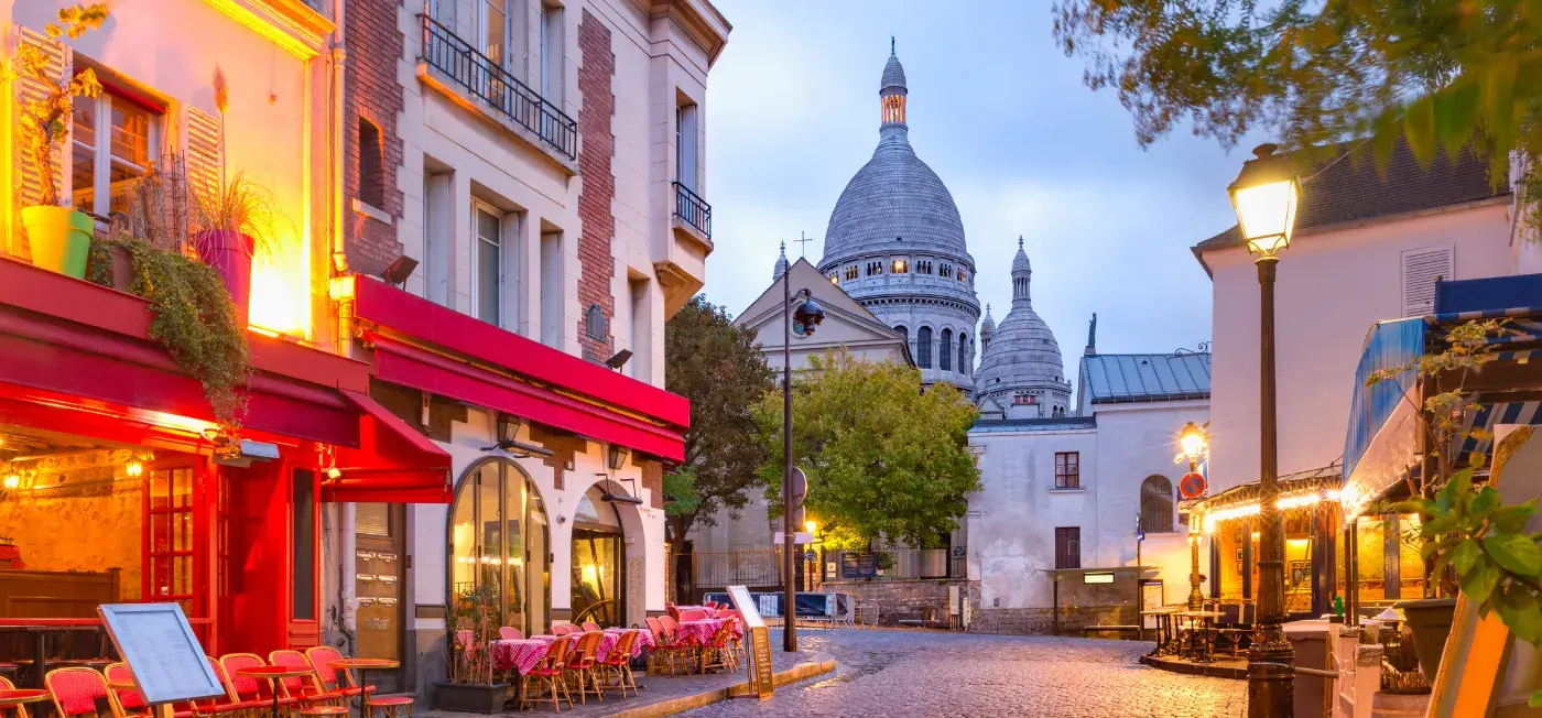 Montmartre view of London, United Kingdom