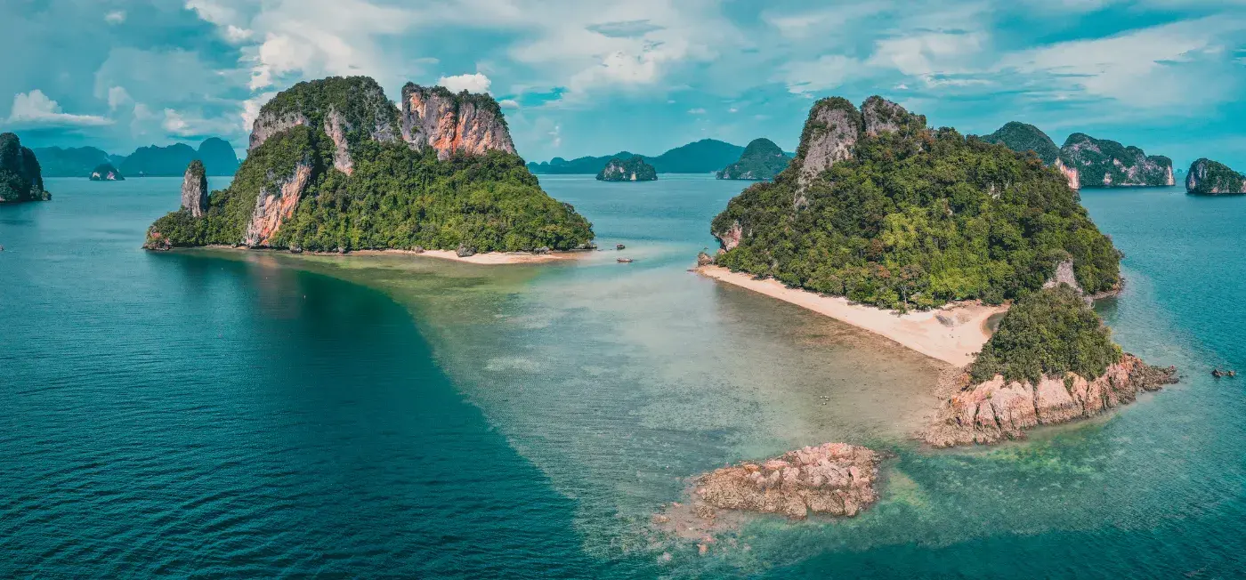 Andaman Sea view of Bangkok, Thailand