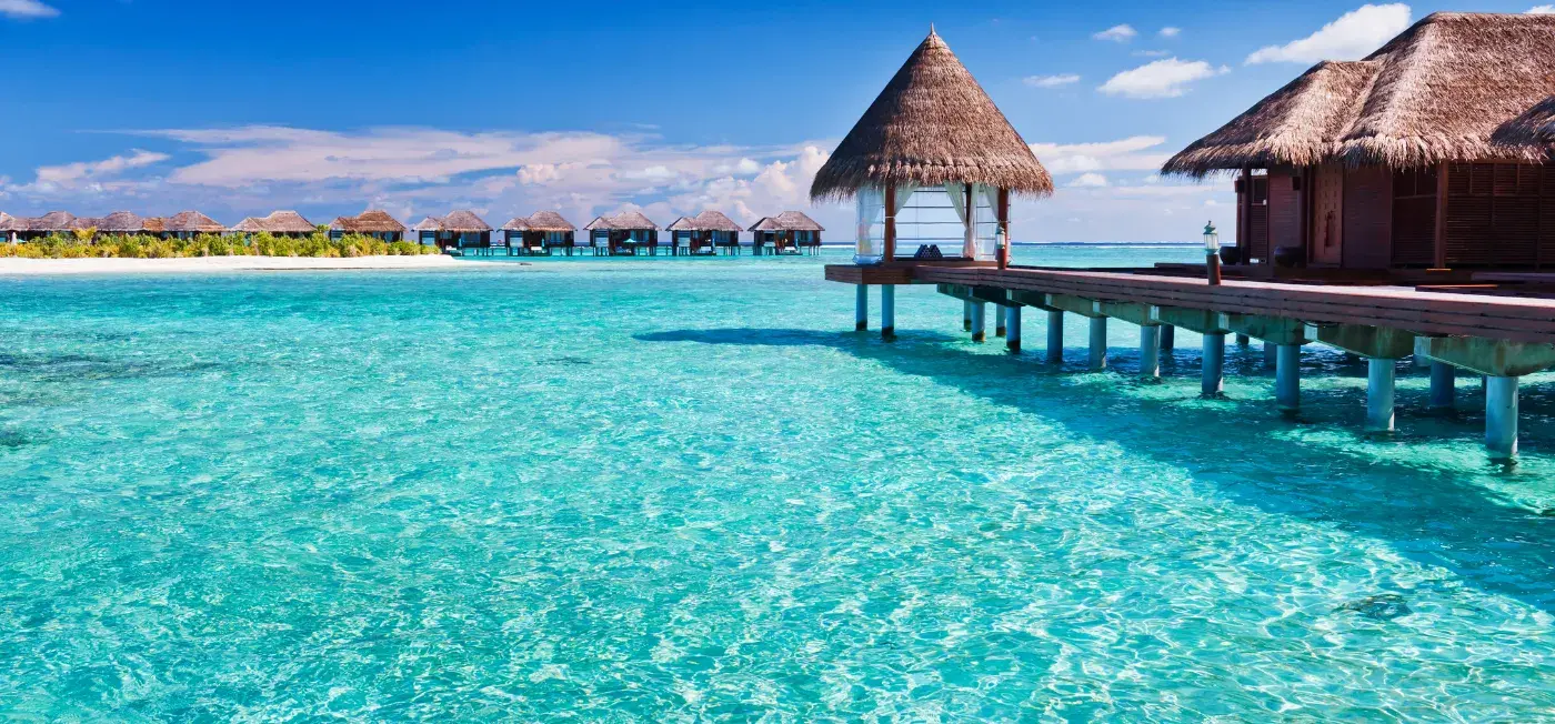 Anantara Dhigu view of South Male, Maldives