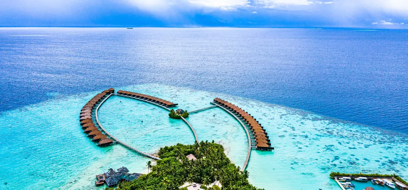 Pullman view of South Male, Maldives