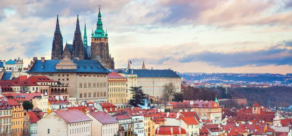 Prague Castle view of Berlin, Germany