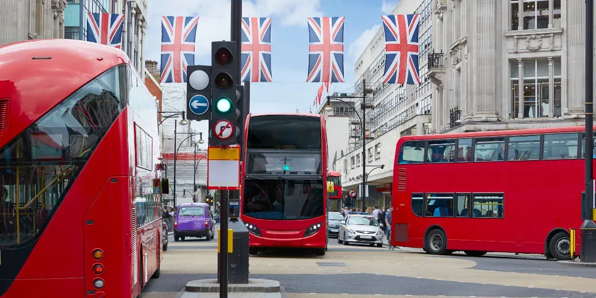Oxford Street View of London, United Kingdom