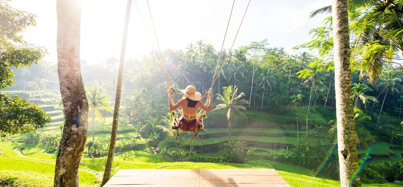 Bali Swing view of Ubud, Lombok, Bali