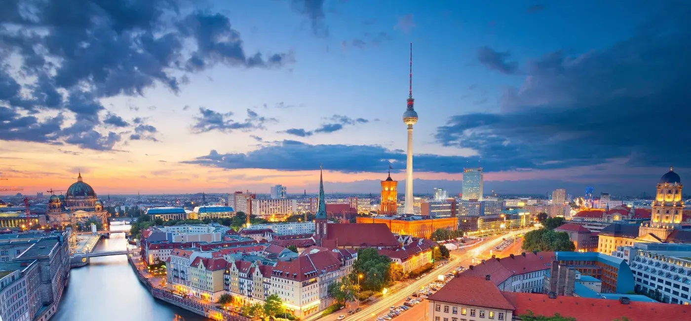The capital city  view of London, Copenhagen, Berlin, Paris