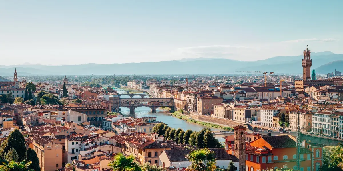Piazzale Michelangelo view of Rome, Italy