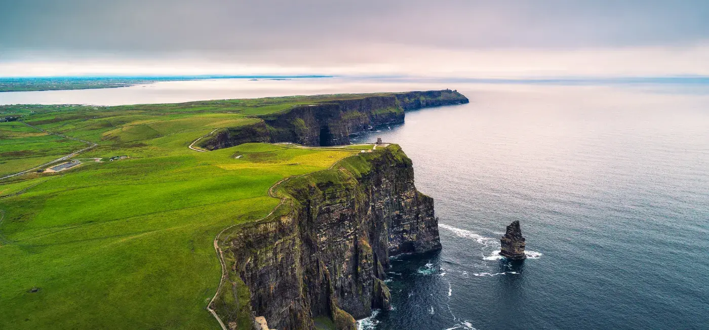 Cliffs of Moher view of Galway, Ireland