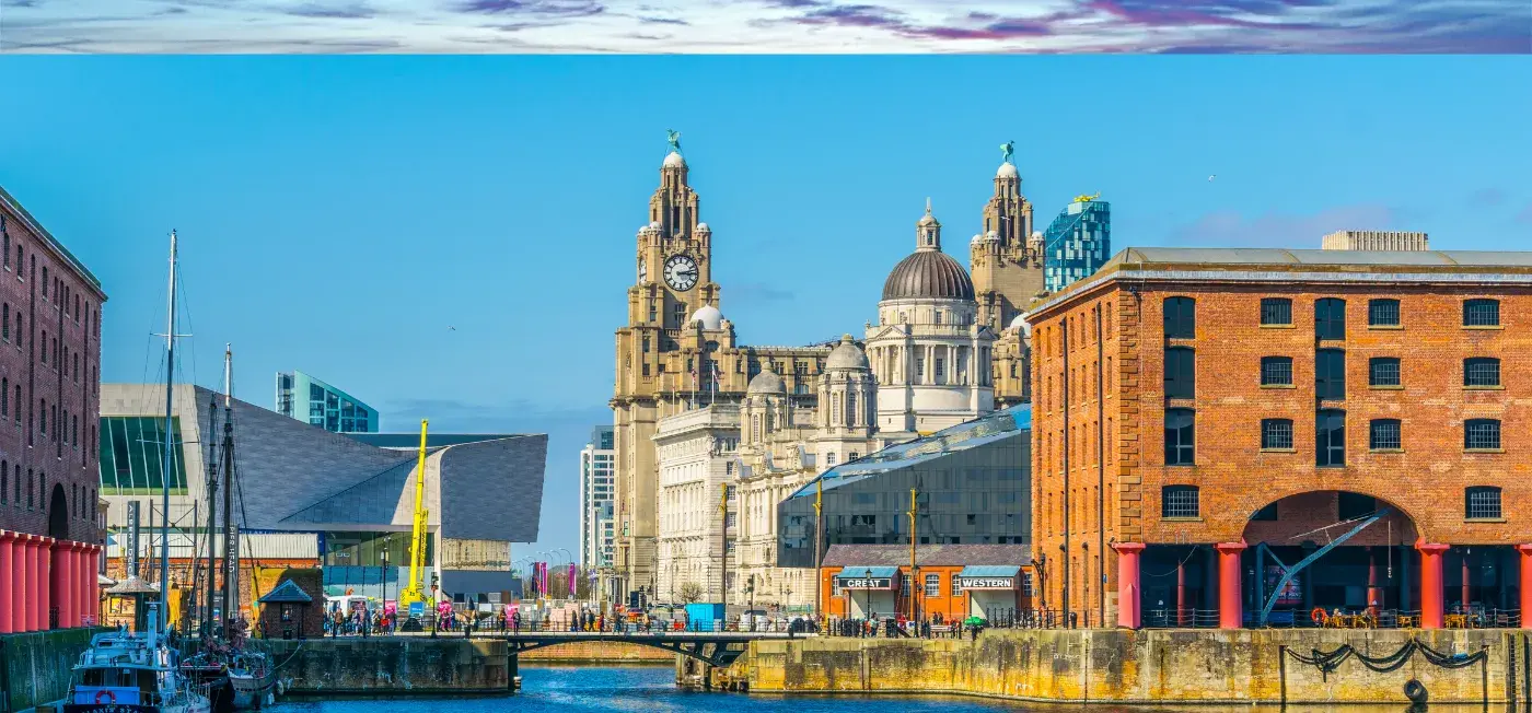 Royal Albert Dock Liverpool view of London