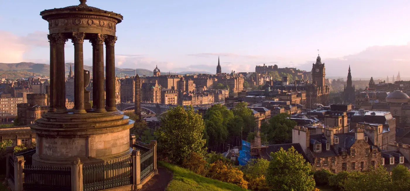 view of Edinburgh Castle