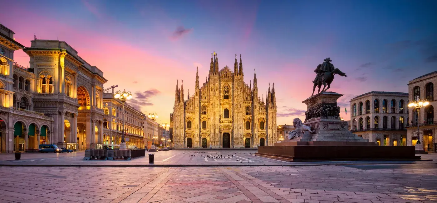 Duomo di Milano view of Milan