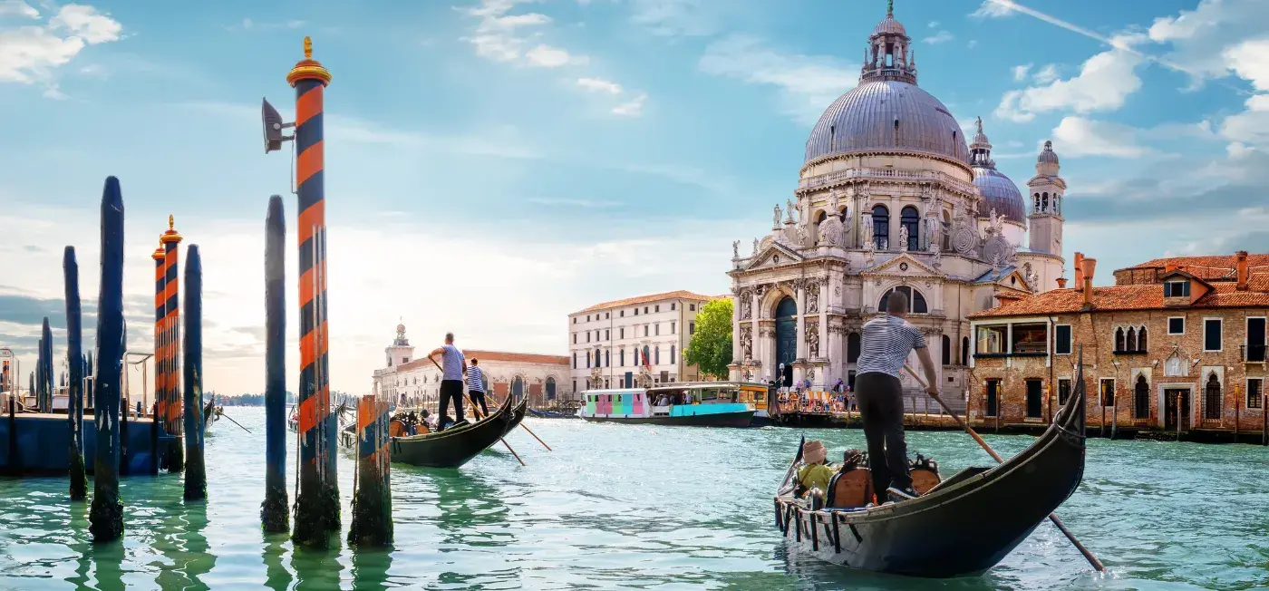 Grand Canal view of Milan