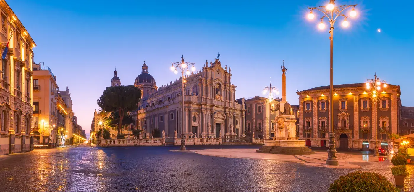 Basilica Cattedrale di Sant'Agata view of Milan Italy