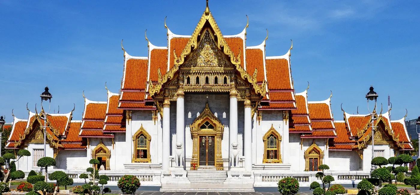 Wat Benchamabophit Dusitwanaram view of Bangkok, Pattaya