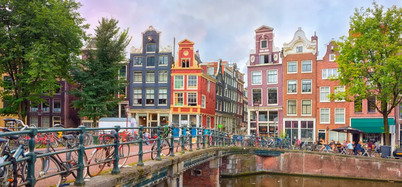 Bloemgracht canal view of Dublin