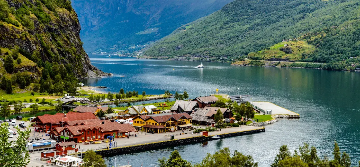 Flåm view of Oslo, Norway