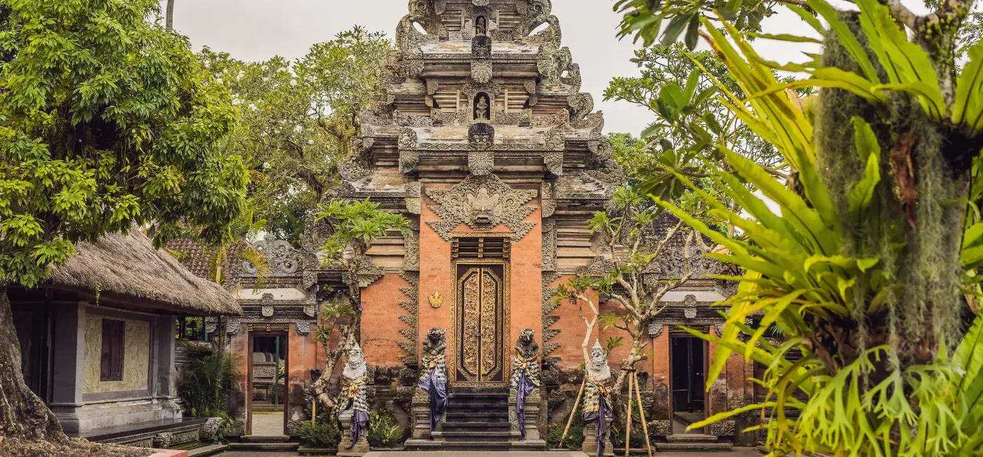 Ubud Palace view of Ubud, Indonesia