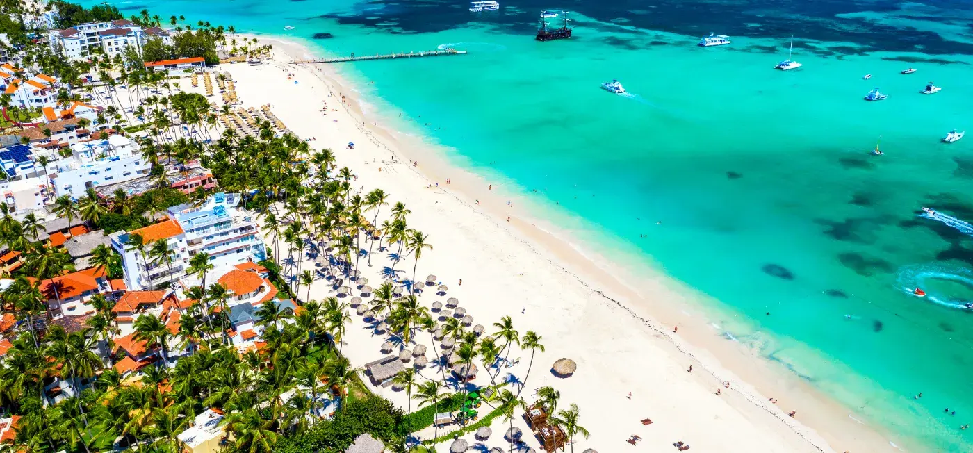 Bávaro Beach view of Punta Cana, Dominican Republic